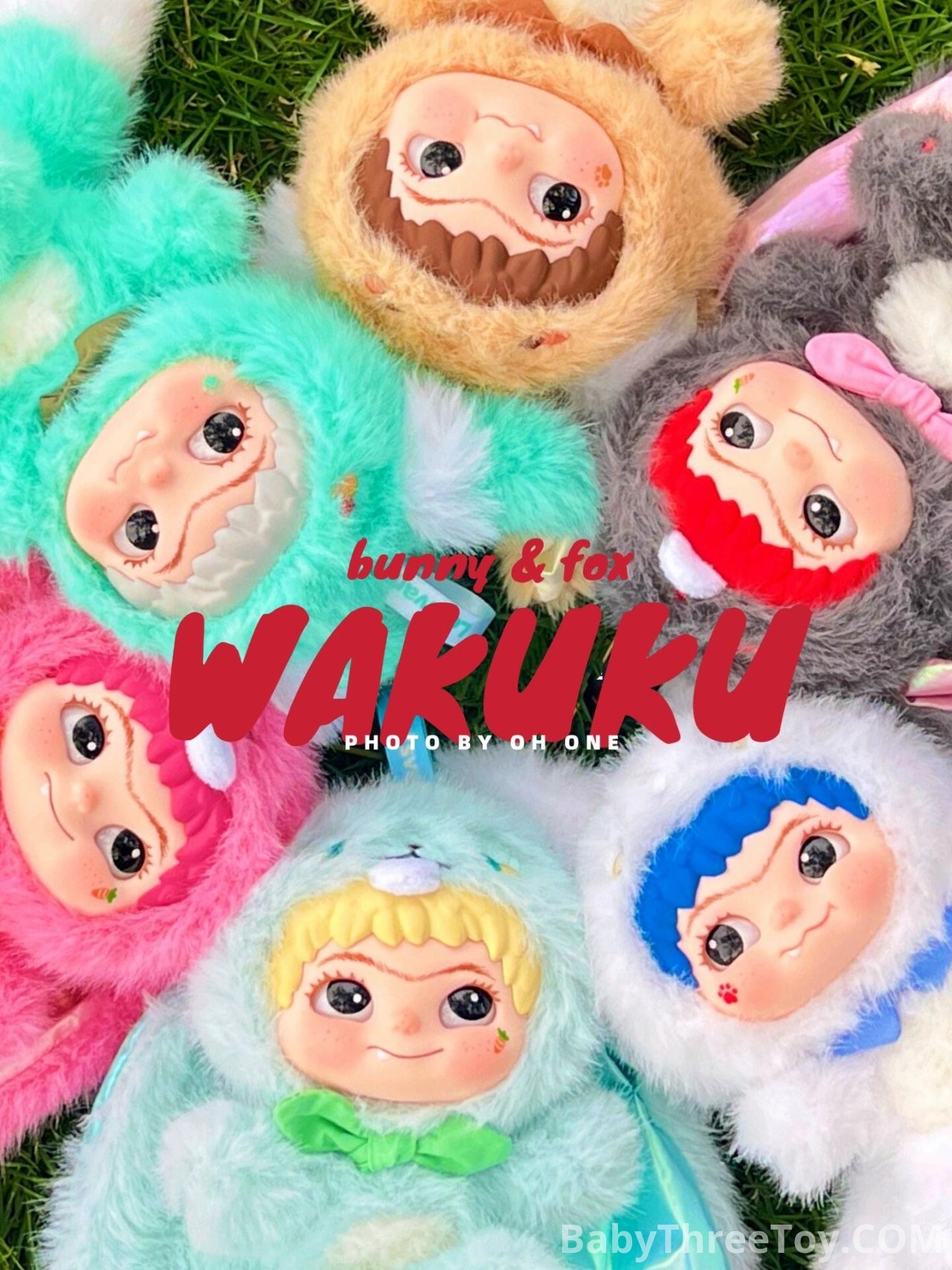 WaKuKu Fox Fox Rabbit Mischief Diary Plush Blind Box Toy Doll
