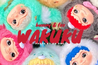 WaKuKu Fox Fox Rabbit Mischief Diary Plush Blind Box Toy Doll