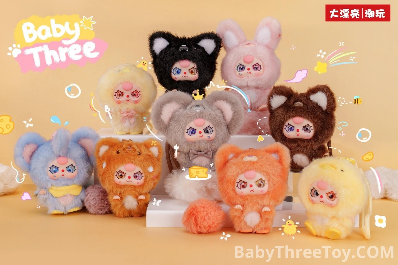 BabyThree Mini Hug Plush Blind Box