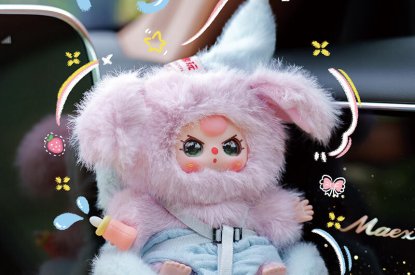 BabyThree Vehicle-mounted Baby  Plush toy blind box