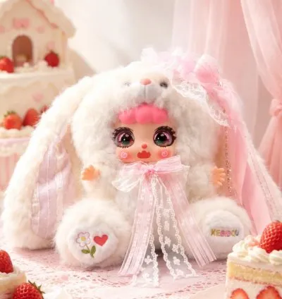 KEBIDOU KeBi Dou-Milk Cream Rabbit Sauce 600% Plush Blind Box Collection