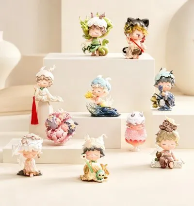 MIMi-Echoes of Mountains and Rivers Series Figures Blind Box Collection