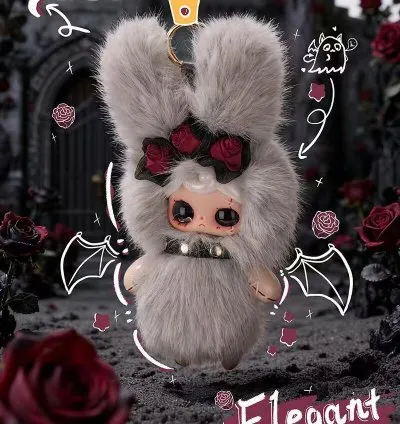 YUNA-Beneath The NightfallPlush Toy Doll  Blind Box Collection，Bunny Plush Dolls，Soft Furry Collectibles，Backpack or clothing decoration，Stuffed Animal