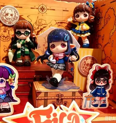 FllLA Global Study Wander Series Figures Blind Box Plush