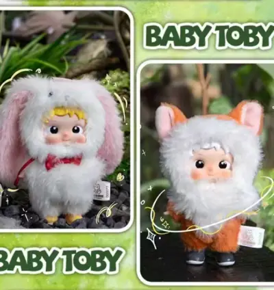 Baby Toby Happy Play Party - Soft Toy Series Ornaments for Entertainment and Collection