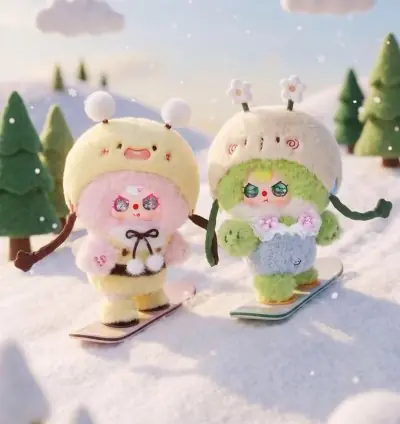 Baby Three Turtle Sisters 400% Limited Edition Plush Toy Dolls